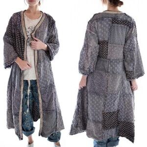 Magnolia Pearl Cotton Calico Patchwork Emporium Coat Kimono Duster